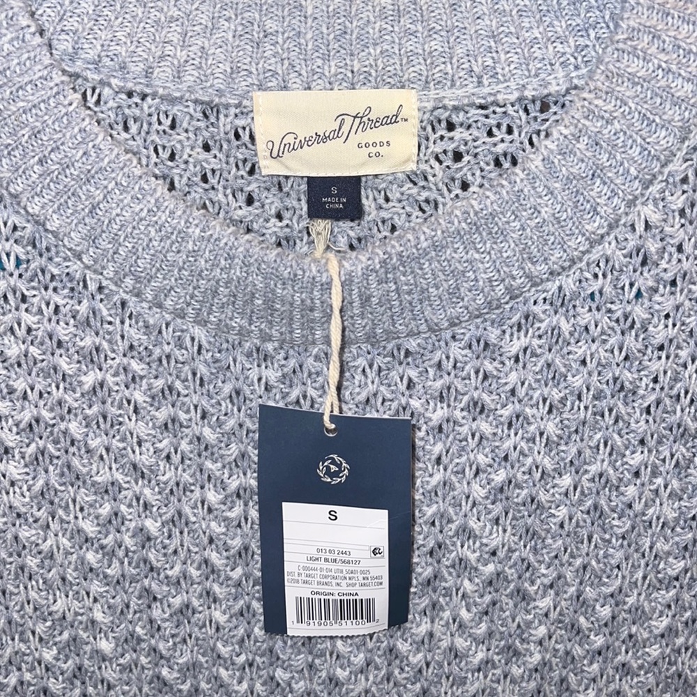 Universal Threads Light Blue Sweater NWT - Picture 2 of 5
